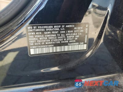 Zdjęcie 13 z 13 samochodu: 2017 VOLKSWAGEN PASSAT R-LINE VIN:1VWDT7A3XHC019804 - miniatura