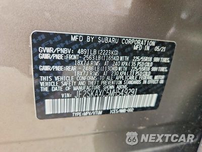 Zdjęcie 13 z 13 samochodu: 2021 SUBARU FORESTER TOURING VIN:JF2SKAXC5MH549291 - miniatura