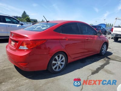 Trzecie zdjęcie samochodu z tyłu: 2014 HYUNDAI ACCENT GLS VIN:KMHCU4AE1EU775762 - miniatura