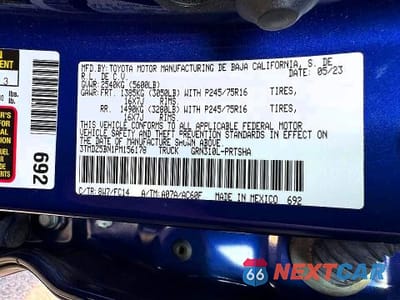 Zdjęcie 10 z 14 samochodu: 2023 TOYOTA TACOMA SR5 V6 VIN:3TMDZ5BN1PM156178 - miniatura