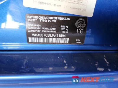 Zdjęcie 12 z 12 samochodu: 2018 BMW 340 XI VIN:WBA8B7C58JA411894 - miniatura