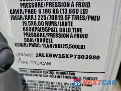 Zdjęcie 13 z 13 samochodu: 2023 ISUZU NRR VIN:JALE5W16XP7303980 - miniatura