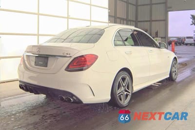Czwarte zdjęcie samochodu z boku: 2020 MERCEDES-BENZ C 43 AMG VIN:55SWF6EB7LU331975 - miniatura