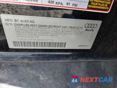 Zdjęcie 12 z 12 samochodu: 2011 AUDI A3 PREMIUM PLUS VIN:WAUKJAFM2BA059115 - miniatura
