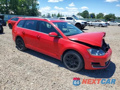Czwarte zdjęcie samochodu z boku: 2017 VOLKSWAGEN GOLF SPORTWAGEN VIN:3VWC17AUXHM500905 - miniatura