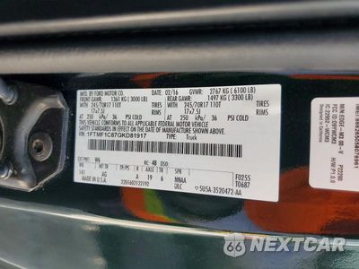 Zdjęcie 12 z 12 samochodu: 2016 FORD F150 VIN:1FTMF1C87GKD81917 - miniatura