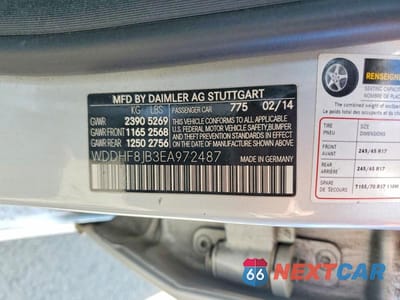 Zdjęcie 12 z 12 samochodu: 2014 MERCEDES-BENZ E 350 4MATIC VIN:WDDHF8JB3EA972487 - miniatura