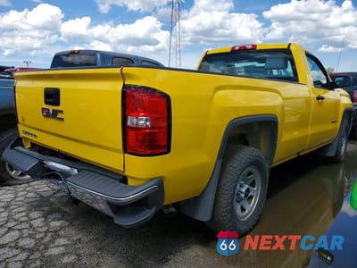 Trzecie zdjęcie samochodu z tyłu: 2018 GMC SIERRA K1500 VIN:1GTN2LEHXJZ280619 - miniatura