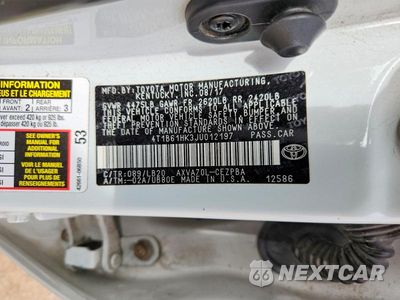 Zdjęcie 12 z 12 samochodu: 2018 TOYOTA CAMRY VIN:4T1B61HK3JU012197 - miniatura