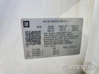 Zdjęcie 13 z 13 samochodu: 2019 CHEVROLET COLORADO VIN:1GCGTBENXK1339027 - miniatura