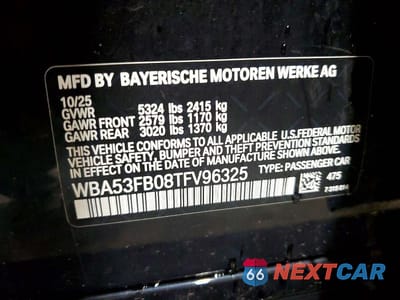 Zdjęcie 13 z 13 samochodu: 2026 BMW M440I GRAN COUPE VIN:WBA53FB08TFV96325 - miniatura