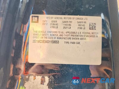 Zdjęcie 12 z 12 samochodu: 2013 CHEVROLET IMPALA LTZ VIN:2G1WC5E34D1158653 - miniatura