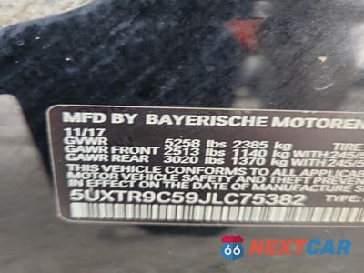 Zdjęcie 13 z 13 samochodu: 2018 BMW X3 XDRIVE30I VIN:5UXTR9C59JLC75382 - miniatura