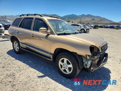 Czwarte zdjęcie samochodu z boku: 2004 HYUNDAI SANTA FE GLS VIN:KM8SC73DX4U728314 - miniatura