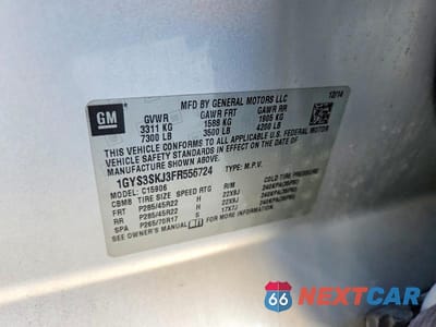 Zdjęcie 12 z 12 samochodu: 2015 CADILLAC ESCALADE ESV LUXURY VIN:1GYS3SKJ3FR556724 - miniatura