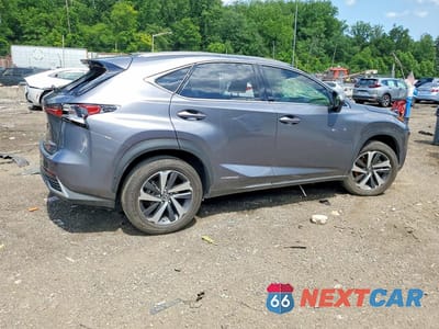 Trzecie zdjęcie samochodu z tyłu: 2021 LEXUS NX 300H BASE VIN:JTJGJRDZ6M2164143 - miniatura