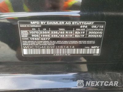 Zdjęcie 13 z 13 samochodu: 2015 MERCEDES-BENZ GLA 250 VIN:WDCTG4EB9FJ181414 - miniatura