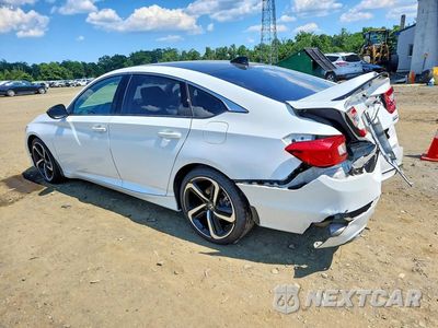 Drugie zdjęcie samochodu z przodu: 2022 HONDA ACCORD SPORT SE VIN:1HGCV1F41NA027130 - miniatura