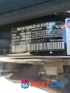 Zdjęcie 12 z 12 samochodu: 2014 MERCEDES-BENZ C 250 VIN:WDDGF4HB3EG236351 - miniatura