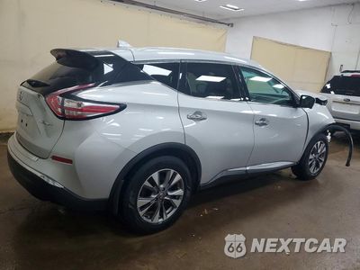 Trzecie zdjęcie samochodu z tyłu: 2017 NISSAN MURANO SL VIN:5N1AZ2MH8HN160210 - miniatura