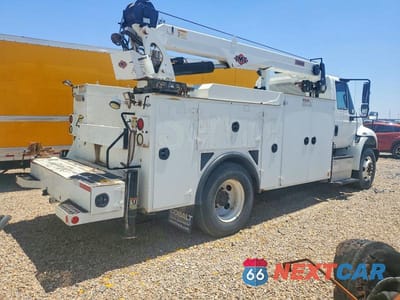 Czwarte zdjęcie samochodu z boku: 2015 INTERNATIONAL 4400 UTILITY / SERVICE TRUCK VIN:3HAMKSTN0FL730853 - miniatura