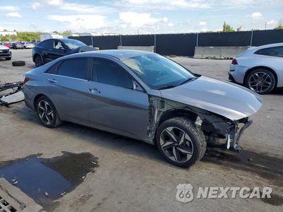 Czwarte zdjęcie samochodu z boku: 2023 HYUNDAI ELANTRA LIMITED VIN:KMHLP4AG6PU503137 - miniatura