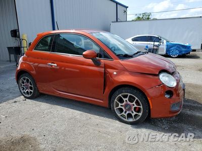 Czwarte zdjęcie samochodu z boku: 2015 FIAT 500 SPORT VIN:3C3CFFBR7FT513885 - miniatura