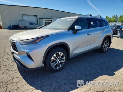 2022 TOYOTA HIGHLANDER HYBRID XLE 5TDGBRCH9NS550817 - główne zdjęcie licytacji z USA - miniatura