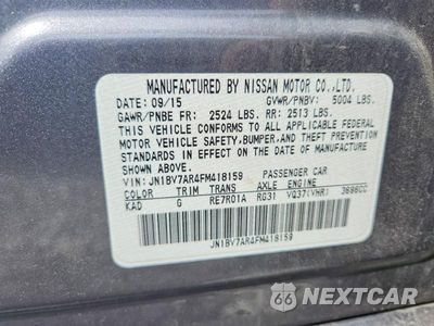 Zdjęcie 12 z 12 samochodu: 2015 INFINITI Q50 PREMIUM VIN:JN1BV7AR4FM418159 - miniatura