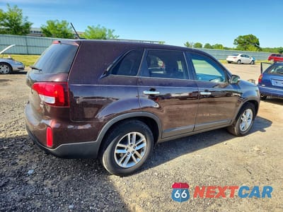 Trzecie zdjęcie samochodu z tyłu: 2014 KIA SORENTO LX VIN:5XYKT3A67EG533758 - miniatura