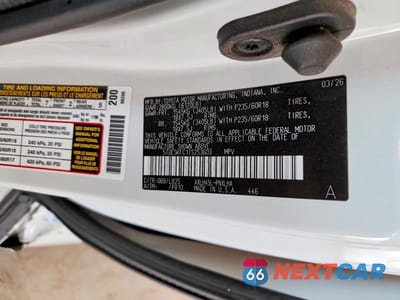 Zdjęcie 13 z 13 samochodu: 2026 TOYOTA SIENNA PLATINUM 7-PASSENGER VIN:5TDESKFC1TS253603 - miniatura