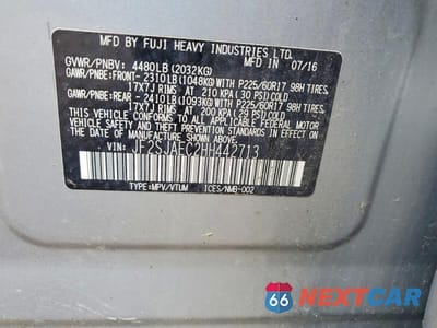 Zdjęcie 13 z 13 samochodu: 2017 SUBARU FORESTER 2.5I PREMIUM VIN:JF2SJAEC2HH442713 - miniatura