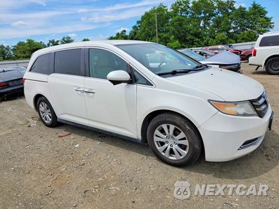 Czwarte zdjęcie samochodu z boku: 2014 HONDA ODYSSEY EX VIN:5FNRL5H40EB055219 - miniatura