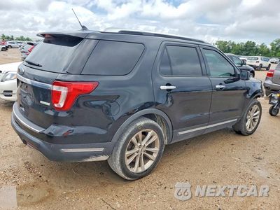 Trzecie zdjęcie samochodu z tyłu: 2018 FORD EXPLORER LIMITED VIN:1FM5K7FH5JGC92741 - miniatura