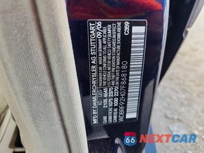 Zdjęcie 13 z 13 samochodu: 2007 MERCEDES-BENZ C 280 4MATIC VIN:WDBRF92H07F868180 - miniatura