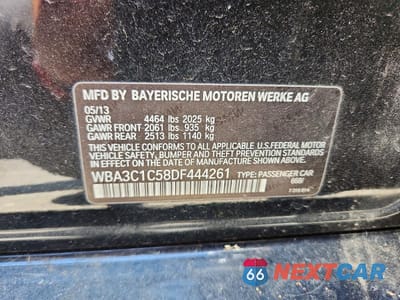 Zdjęcie 12 z 12 samochodu: 2013 BMW 328 I SULEV VIN:WBA3C1C58DF444261 - miniatura