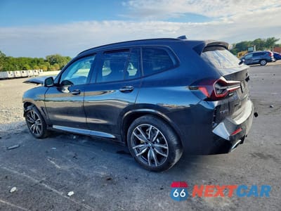 Drugie zdjęcie samochodu z przodu: 2022 BMW X3 SDRIVE30I VIN:5UX43DP09N9K61294 - miniatura