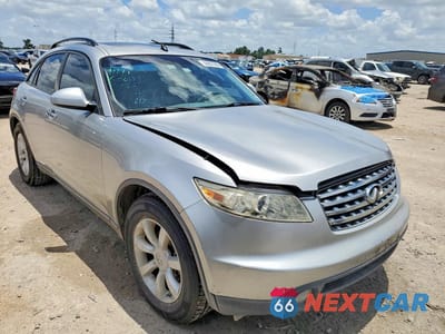 Czwarte zdjęcie samochodu z boku: 2005 INFINITI FX35 BASE VIN:JNRAS08W55X212236 - miniatura