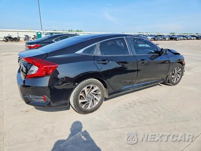 Trzecie zdjęcie samochodu z tyłu: 2017 HONDA CIVIC EX VIN:2HGFC2F82HH011519 - miniatura