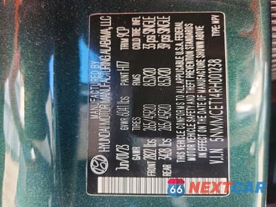 Zdjęcie 13 z 13 samochodu: 2024 GENESIS ELECTRIFIED GV70 BASE VIN:5NMMCET14RH001238 - miniatura