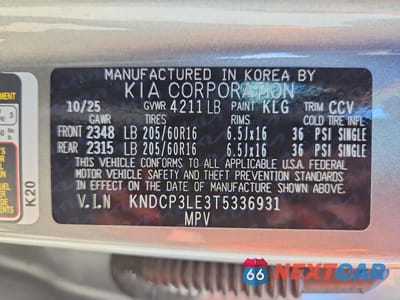 Zdjęcie 13 z 13 samochodu: 2026 KIA NIRO LX VIN:KNDCP3LE3T5336931 - miniatura