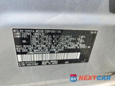 Zdjęcie 13 z 13 samochodu: 2008 TOYOTA RAV 4 VIN:JTMBD35V685204562 - miniatura