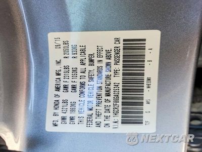 Zdjęcie 13 z 13 samochodu: 2016 HOND ACCORD VIN:1HGCR2F86GA025342 - miniatura