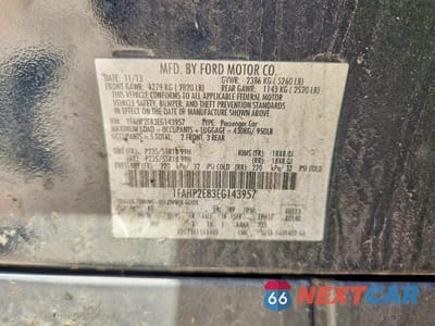 Zdjęcie 12 z 12 samochodu: 2014 FORD TAURUS SEL VIN:1FAHP2E83EG143957 - miniatura