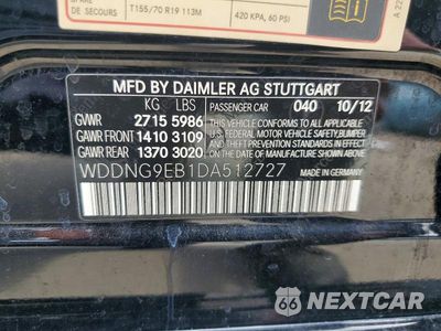 Zdjęcie 25 z 26 samochodu: 2013 MERCEDES-BENZ S CLASS VIN:WDDNG9EB1DA512727 - miniatura