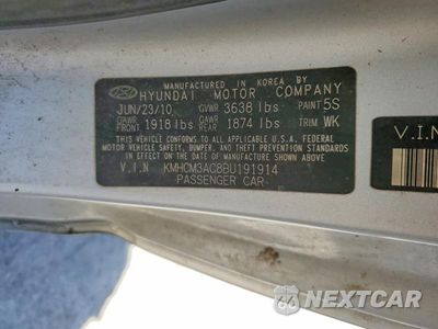 Zdjęcie 25 z 26 samochodu: 2011 HYUNDAI ACCENT GL VIN:KMHCM3AC8BU191914 - miniatura