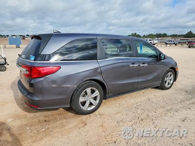 Trzecie zdjęcie samochodu z tyłu: 2019 HONDA ODYSSEY EX VIN:5FNRL6H57KB002866 - miniatura