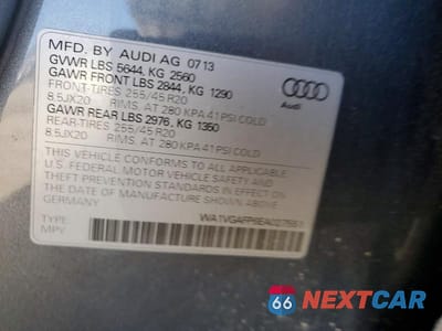 Zdjęcie 12 z 12 samochodu: 2014 AUDI SQ5 PRESTIGE VIN:WA1VGAFP6EA027551 - miniatura