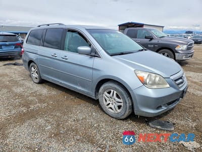 Czwarte zdjęcie samochodu z boku: 2006 HONDA ODYSSEY EXL VIN:5FNRL386X6B060788 - miniatura