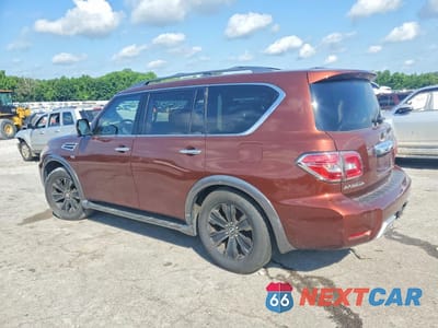 Drugie zdjęcie samochodu z przodu: 2017 NISSAN ARMADA PLATINUM VIN:JN8AY2NC8H9509101 - miniatura